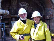 Don and Jeanne at Queen Mine